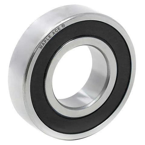 Industrial Grade Heavy Lifter 15X28X7Mm Deep Groove Ball Bearings Four Pack, Double Rubber Sealed with chrome steel design.