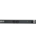 Front view of Isobar 12-Outlet Rackmount Surge Protected PDU Power Strip With 15A 120V, 3840 Joules Protection in 1U rack mount