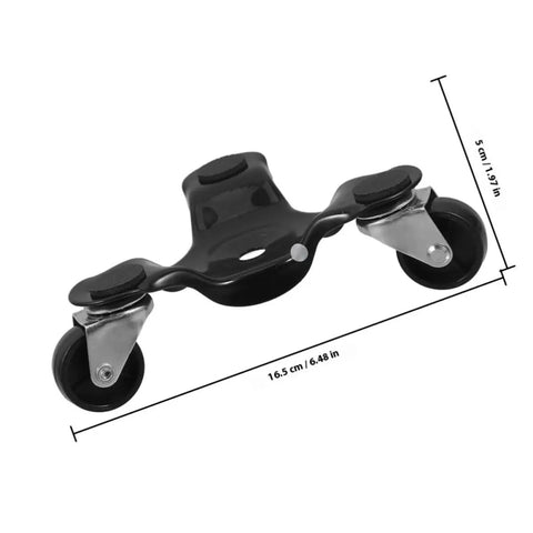Heavy Duty Furniture Moving Tri Dolly With Carbon Steel Frame And Durable Plastic Wheels For Offices And Homes Flexible Maneuvering Appliance Dolly For Moving Heavy Loads, 16.5 cm