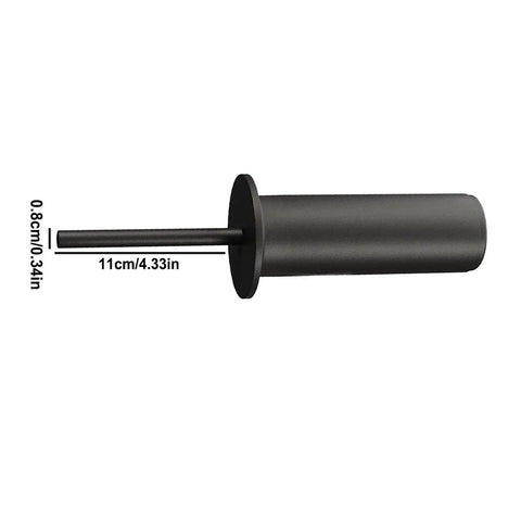 Adjustable Weight Stack Pin For Gym Machines Loading Pin With Spring Clip Quick Resistance Selector in black metal