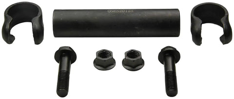 Steering Drag Link Adjusting Sleeve Replacement For Cars And Trucks Easy Install Durable Precision Fit Chassis Suspension Part For Reliable Steering Performance And Long Lasting Durability, black steel sleeve with bolts and nuts