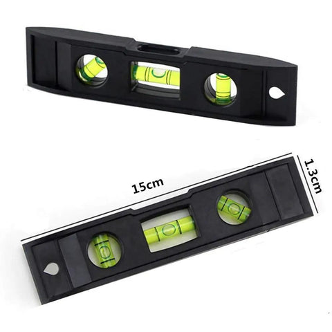 Heavy Duty 2 Pack 6 Inch Torpedo Level Magnetic Box Featuring 45 90 180 Degree Top Reading Vials Ultra Compact Frame Boss Tough Plastic Shell For Slick Diy Installations close-up