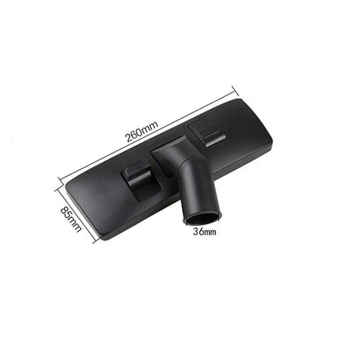 YPHQMNU Wide Floor Brush Nozzle Head With 36Mm Inner Diameter for Industrial Vacuum Cleaners, 260mm black floor brush.