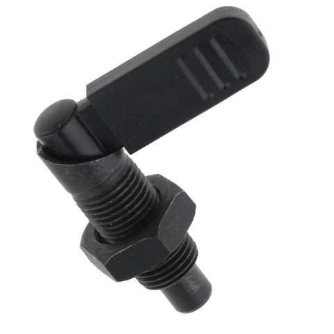 Spring Loaded Latch Pin With Lock Nut Quick Release Indexing Plunger For Inserting And Extracting Pins Black Tool Accessory