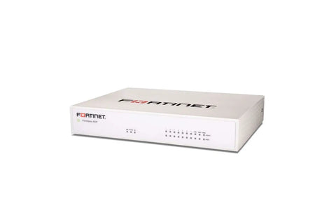 Built Tough Enterprise Firewall Delivering Rock Solid Threat Defense And Seamless Network Routing Comes With Three Year All Inclusive Care Bundle Plus Simple Rack Mount Base Unit, FortiGate 60F in fanless white chassis.