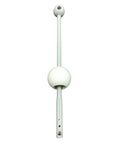 Real Swing 300 Golf Swing And Hitting Trainer With Real Impact Feedback for Trajectory Check, white trainer with ball, vertical view.