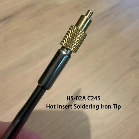 Heat Set Insert Tool Kit For Soldering Irons M2 To M8 Brass Nut Inserts With Internal Thread Heads Hot Melt Insertion Compatible With HS02A