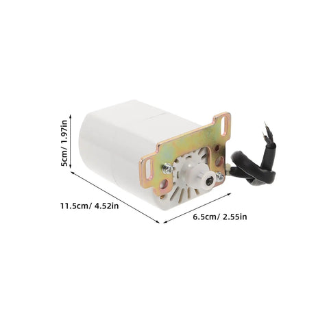 Sewing Machine Motor Repair Kit With Metal Frame And Pulley 70W Single Motor Replacement Component For Home Sewing Machine Upgrade Built For Stability And Smooth Operation No More Misalignment, white motor with 11.5cm frame