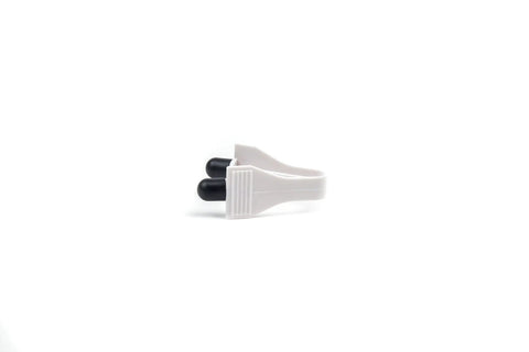 Plastic Coffee Filter Separator Tool With Rubber Tips That Instantly Picks One Filter At A Time, side view with rubber tips