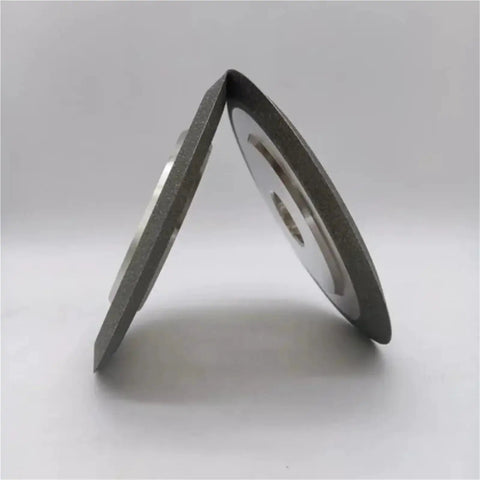 Heavy Duty SDC Grinding Wheel And Sharpening Disc Rock Solid 125mm 200 grit, showcasing angled view of dual 45 degree angle discs.