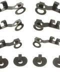 12 Piece Linkage Clip Assortment Kit For Universal Fit Easy Install Varied Sizes And Styles Multi Pack Auto Clip Set For Quick Fixes On Cars Trucks And SUVs black metal clips