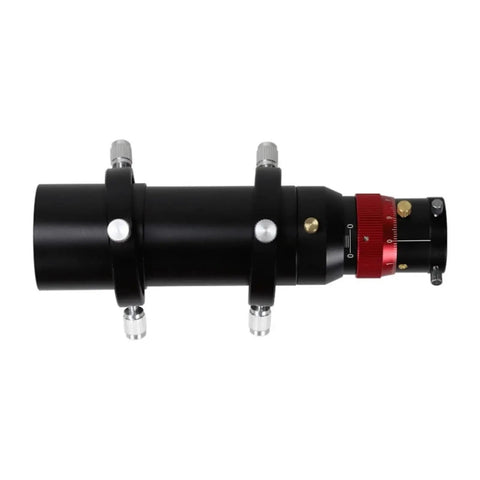Black 1.25 Inch Telescope Guide Mirror With Dual Speed Focusing, 50mm Aperture, 180mm Focal Length, side view