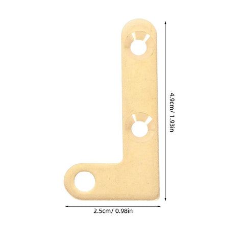 Four Pack Brass Concealed Shaft Hinges For Doors Down Pivot Heavy Duty Door Hardware close-up showing size dimensions.
