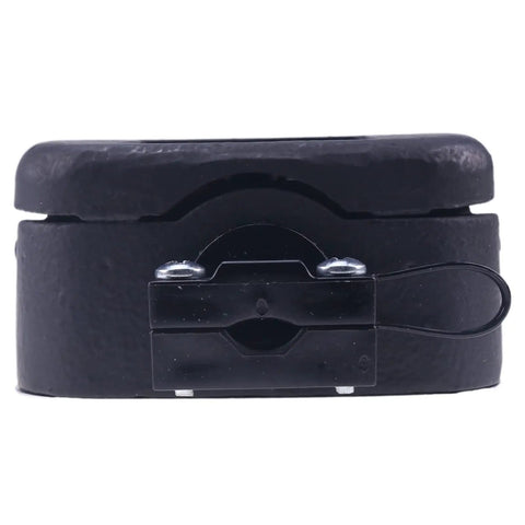 Heavy Duty Foot Switch Replacement For Genie Boom Lifts Solid Pedal black switch top view showing mounting clip and smooth action design.