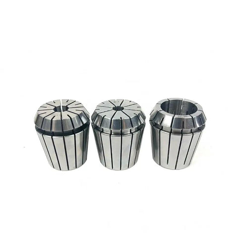 Rock Solid 35Pc ER40 Chuck Collet Set For CNC Lathes Covers 1mm To 32mm Sizes, three high grade steel collets for precision machining.