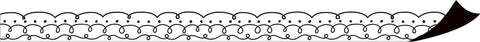 Squiggles And Dots Magnetic Border For Whiteboards And Metal Surfaces, 24 Feet Of Bright Dope Classroom Border Strips, black edge detail