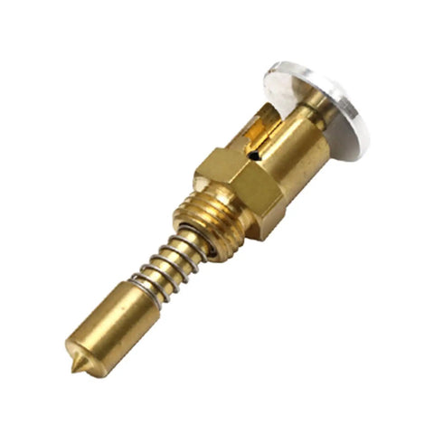 Heavy Duty Motorcycle Carburetor Fast Idle Screw And Manual Choke Plunger for Precision Throttle Control, brass material.