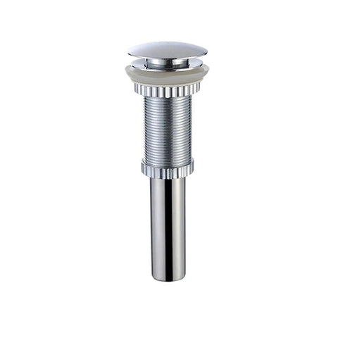 Pop-up drain part of Ramus Single Handle Vessel Sink Bathroom Faucet With Pop Up Drain Chrome Finish Lead Free Solid Brass Construction Premium Ceramic Cartridge Modern Sleek Look That Delivers Smooth Leak Free Performance