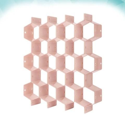 Hella Smooth Honeycomb Drawer Organizer For Closet That Fits Like A Glove And Frees Up Major Space Using Sturdy Abs Plastic Grids