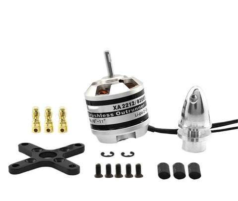 Xa2212 Brushless Drone Motor With 1400Kv For RC Planes And Quadcopters Outrunner Ultra Smooth Performance and accessories