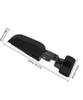 Side view of Concealed Mounting Cabinet Hinges With Soft Close Hydraulic Damper Quiet Buffer for kitchen cabinets with dimensions