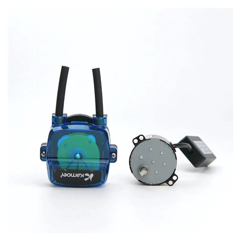 Adjustable 80ml Min Peristaltic Dosing Pump With Motor And Snap-In Design For Precise Liquid Transfer featuring motor and tubing.