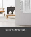 Sleek room with open panel, Whole Home Surge Protector With Dual 15 Amp One Pole Plug On Breakers For 120 240 Volt Panels.