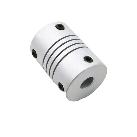 Compact Linear Motion Guide D19L25 With Pro Grade Aluminum Flexible Coupling And Stepper Motor Shaft Component For Engraving Machines Encoder Ready Metal Coupler 3x8mm And 4x8mm Bore Options Fits 5 6 6.35 8 And 10mm Rods For CNC Routers