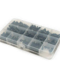 M3 Nylon Hex Spacer Standoff Kit With 320 Piece Hardware Set For PCB Motherboard Assembly Black Storage Box And Nylon Pillars Screws Nuts And Washers For Easy Solid Mounting, compartment case