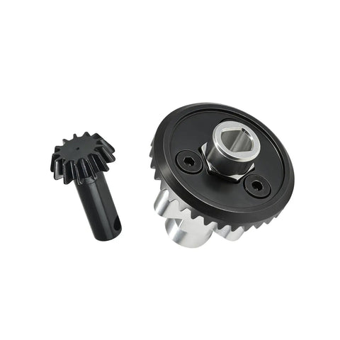 Bevel Gear Upgrade Kit For MJX Hyper Go 1 By 12 RC Car H12Y H12Y Plus And H12P With 33T And 13T gears showing metal axles