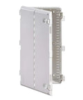 28-Inch Wireless Structured Media Center With Vented Hinged Door White Finish No-Fuss Tool-Free Door Install