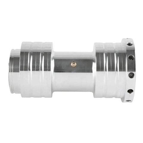 Heavy Duty Billet Atv Axle Bearing Carrier Assembly Fits Honda Trx450er Trx450r side view showing polished aluminum construction.