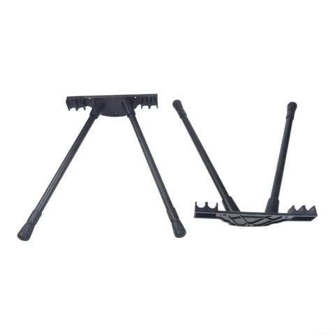 Folding Camping Table Legs With Adjustable Height From 16.9 To 24.4 Inches shown in beefy heavy duty metal design