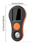 Handheld Digital Microscope With 2-In IPS Color Screen Portable Macro Magnifier For Curious Kids Built-In 8 LED Lights USB Compatible With PC And Mac Stores 200 Photos SD Expandable Fixed And Ultra Macro Focus, front view