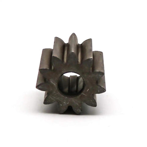 Steering Sector Pinion Gear For John Deere GX20053 Replacement Part front view, metal gear for LA Series D Series mowers