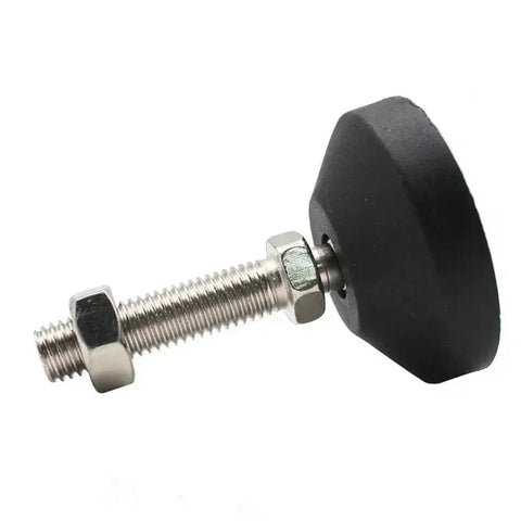 Threaded Leveling Feet With Swivel Base For Tables And Furniture Adjustable Foot Stands Tough As Nails Shock Proof Steel Cup 4 Pack