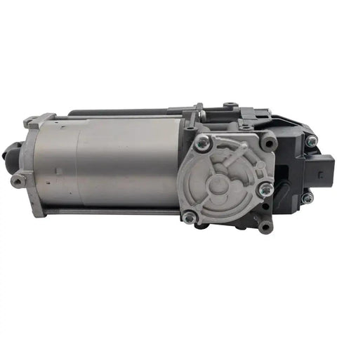 High Output Air Suspension Compressor Replacement For Tesla Model X 100D 2016 2021, side view showing silver and black design.