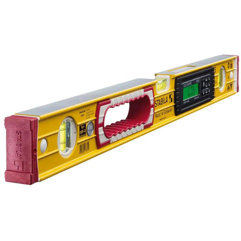 24 Inch Dead On Digital Spirit Level With Heavy Duty Aluminum Frame and Smart Sensors, showing clear display for quick angle reads.