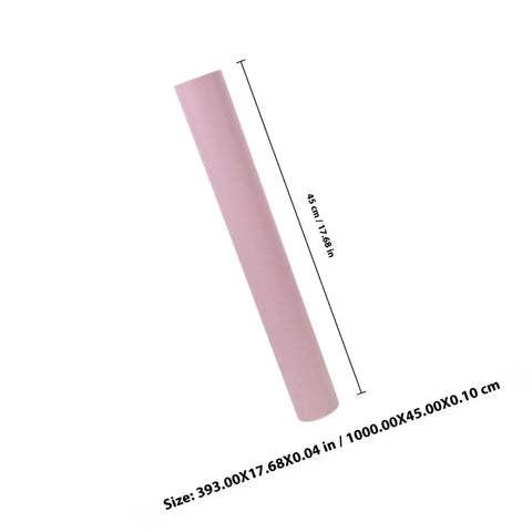Waterproof Self Adhesive Wallpaper Peel And Stick Vinyl Sheet With Removable Pink Pvc Wall Cover For Cabinet Or Bedroom Plus Slick Oil Proof Finish That Really Slaps, 17.68 in wide roll.