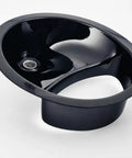 Urine Diverter for Composting Toilets, Complete Wrap Around Separator for DIY Buckets, Camper Vans and Cabins, black version