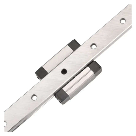 Smooth And Precise Linear Motion With This Compact Seven Millimeter MGN7 Guide Rail Kit Featuring Quick Install Blocks For 300mm Applications Perfect For DIY Projects And Small Machining Setups That Need Zero Friction And Stable Performance Without. 300mm stainless steel MGN7 linear guide rail with two carriages