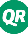 Green circle with white 'QR' initials, representing quick release feature.