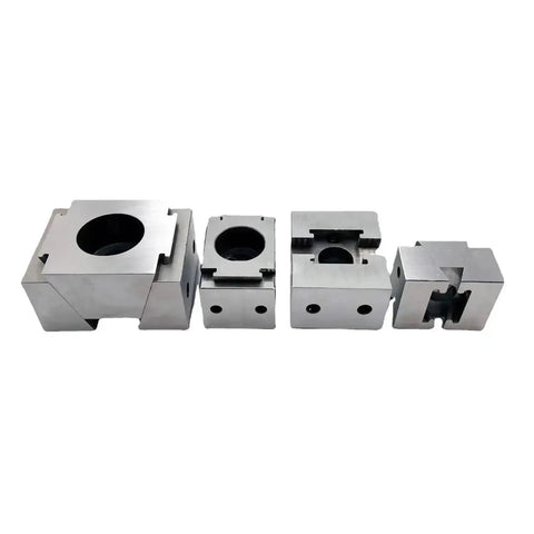 Straight Up Heavy Duty Cnc Wedge Vise For Precision Machining And Quick Change Workholding Rock Solid Multi Station Clamping Block set.