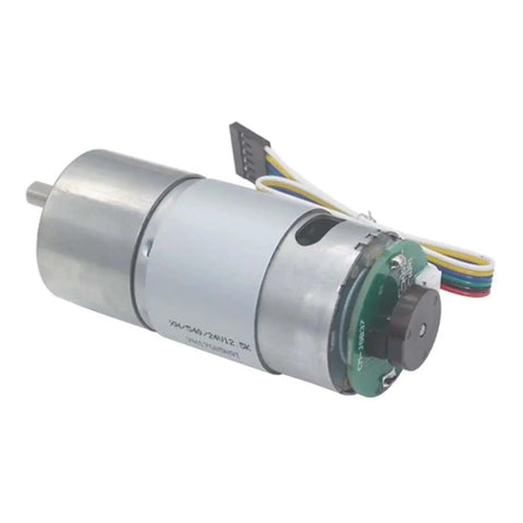 Built Tough High Torque Gear Motor Encoder With Reversible Reducer 24V DC 506 Reduction Metal Gearbox 37GB 545 Series