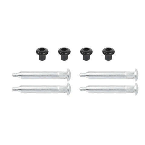 No Tools Needed Door Hinge Repair Kit For Cars 30 Second Install Aluminum Hinge Set components, includes screws and bolts.
