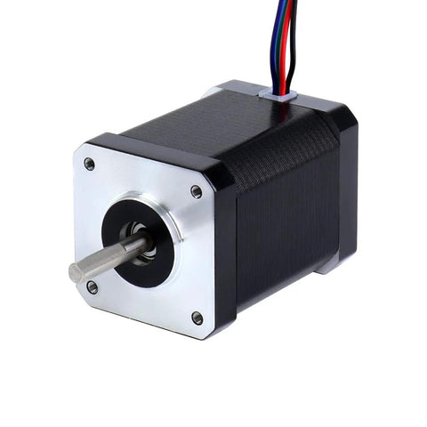 NEMA 17 stepper motor set for 3D printers and CNC machines, featuring high torque and precision for multi-axis drives.