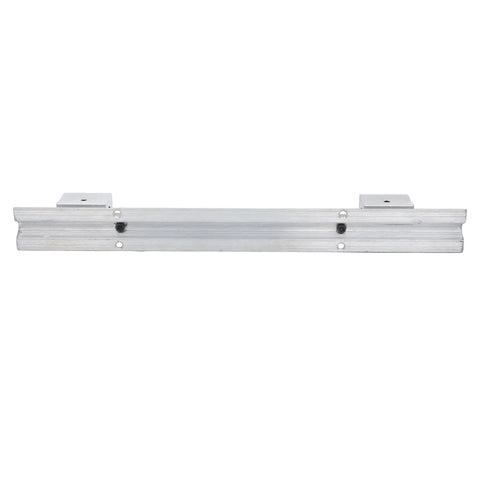 Two Piece SBR 16 Linear Guide Rails 400mm Long Set with symmetrical design in silver metal