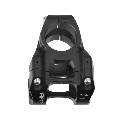 Front view of Ultralight 132G Mountain Bike Stem For 35mm Handlebar Clamp And One And One Eighth Steerer 6061T6 Aluminum CNC Machined
