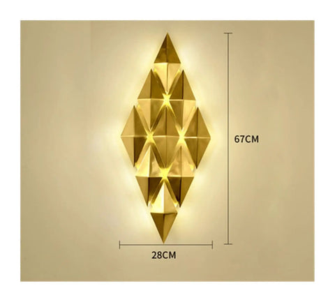 Modern Nordic Wall Sconces Upgrading Living Room Or Bedroom Vibe With Glare Free Led Accent Lighting Sleek Minimalist Design Slaps On Walls For Chill Ambiance Perfect Bedside Hallway Lamp 28 Cm, 28 cm sconce with geometric design, LED light.