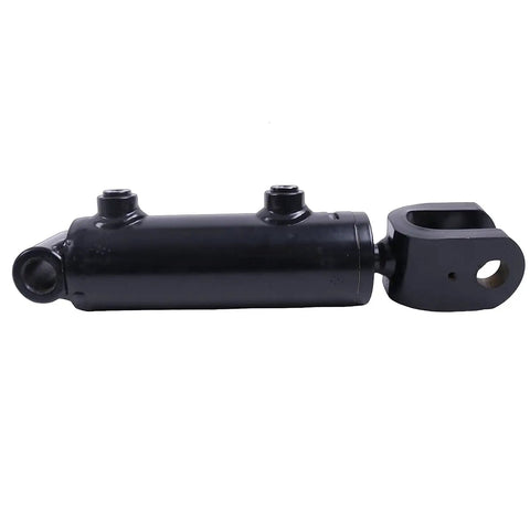 Straight Up Premium Hydraulic Steering Cylinder 39038 39038GT For Genie Scissor Lift GS1530 GS1930 GS2032 GS2046 GS2632 side view with mounting points